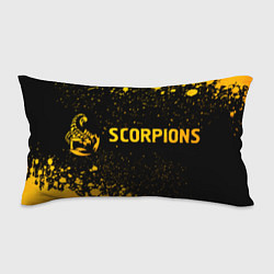 Подушка-антистресс Scorpions - gold gradient по-горизонтали, цвет: 3D-принт