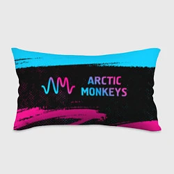 Подушка-антистресс Arctic Monkeys - neon gradient по-горизонтали, цвет: 3D-принт