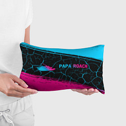 Подушка-антистресс Papa Roach - neon gradient по-горизонтали, цвет: 3D-принт — фото 2