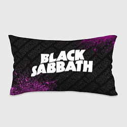 Подушка-антистресс Black Sabbath rock legends по-горизонтали, цвет: 3D-принт
