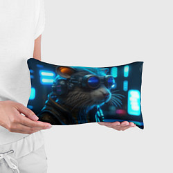 Подушка-антистресс Запрос к ai суслик в стиле киберпанк, цвет: 3D-принт — фото 2