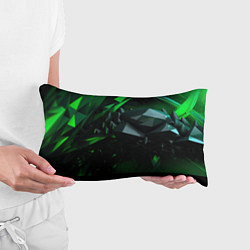 Подушка-антистресс Гармония зеленого хаоса, цвет: 3D-принт — фото 2