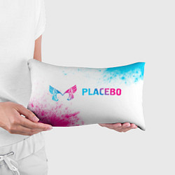 Подушка-антистресс Placebo neon gradient style по-горизонтали, цвет: 3D-принт — фото 2