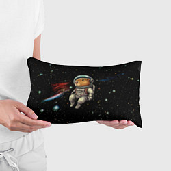 Подушка-антистресс Капибара бравый космонавт - фантазия, цвет: 3D-принт — фото 2