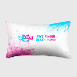 Подушка-антистресс Five Finger Death Punch neon gradient style по-гор, цвет: 3D-принт