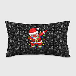 Подушка-антистресс Санта Клаус с гирляндой, цвет: 3D-принт