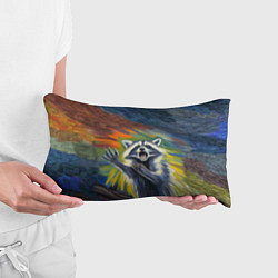 Подушка-антистресс Крик енота, цвет: 3D-принт — фото 2