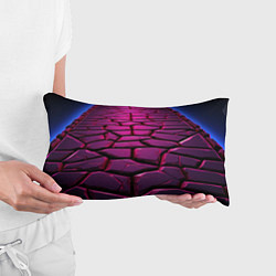 Подушка-антистресс Фиолетовая абстрактная плитка, цвет: 3D-принт — фото 2
