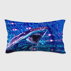 Подушка-антистресс Фиолетовая акула, цвет: 3D-принт