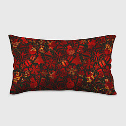 Подушка-антистресс Ёлочные игрушки и ёлки, цвет: 3D-принт