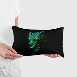 Подушка-антистресс Дракон с зеленым свечением, цвет: 3D-принт — фото 2