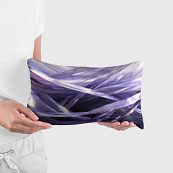 Подушка-антистресс Фиолетовые прозрачные полосы, цвет: 3D-принт — фото 2