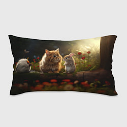 Подушка-антистресс Котик грызун, цвет: 3D-принт