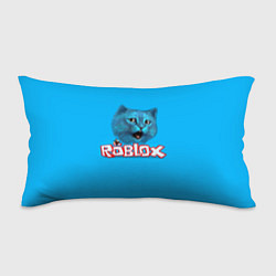 Подушка-антистресс Roblox синий кот, цвет: 3D-принт