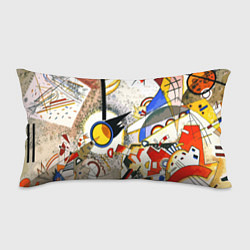 Подушка-антистресс Кандинский картина - шумная акварель, цвет: 3D-принт