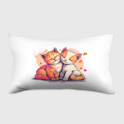 Подушка-антистресс Влюбленные милые котята, цвет: 3D-принт