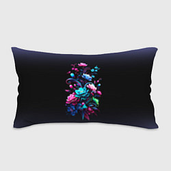 Подушка-антистресс Цветы - нейросеть, цвет: 3D-принт