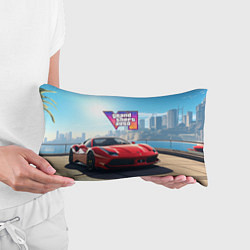 Подушка-антистресс GTA 6 logo auto, цвет: 3D-принт — фото 2