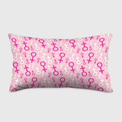 Подушка-антистресс Гендерный женский знак венеры, цвет: 3D-принт