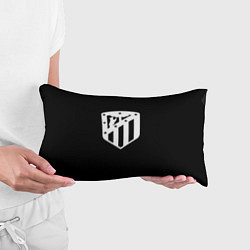 Подушка-антистресс Атлетико Мадрид белое лого фк, цвет: 3D-принт — фото 2