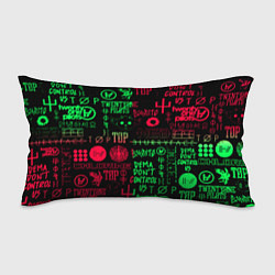 Подушка-антистресс Twenty one pilots pattern rock steel, цвет: 3D-принт