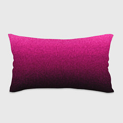 Подушка-антистресс Яркий розовый градиент полоска, цвет: 3D-принт