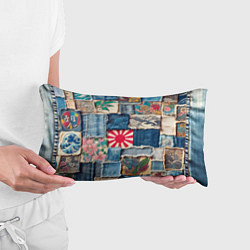 Подушка-антистресс Японское художество пэчворк, цвет: 3D-принт — фото 2