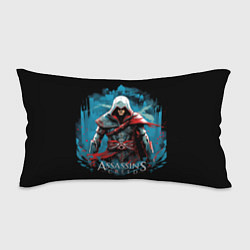 Подушка-антистресс Assassins creed холодный фон, цвет: 3D-принт