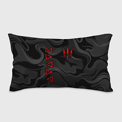 Подушка-антистресс Ведьмак - Серые волны, цвет: 3D-принт