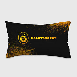 Подушка-антистресс Galatasaray - gold gradient по-горизонтали, цвет: 3D-принт