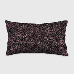 Подушка-антистресс Чёрный с мелкими розовыми брызгами, цвет: 3D-принт