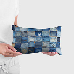 Подушка-антистресс Patchwork - New York yankees baseball team, цвет: 3D-принт — фото 2