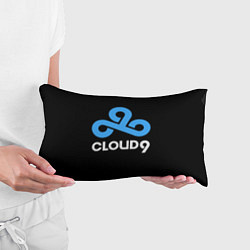 Подушка-антистресс Cloud9 - esports logo, цвет: 3D-принт — фото 2