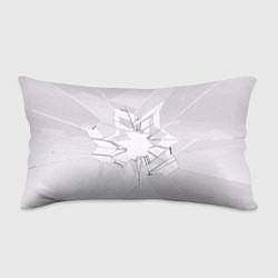 Подушка-антистресс Белое разбитое стекло, цвет: 3D-принт