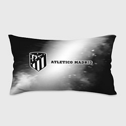 Подушка-антистресс Atletico Madrid sport на светлом фоне по-горизонта, цвет: 3D-принт