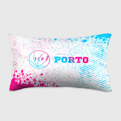 Подушка-антистресс Porto neon gradient style по-горизонтали, цвет: 3D-принт
