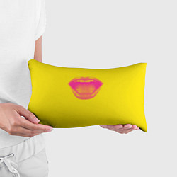 Подушка-антистресс Абстрактные ретро губы, цвет: 3D-принт — фото 2
