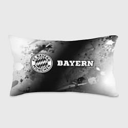 Подушка-антистресс Bayern sport на темном фоне по-горизонтали, цвет: 3D-принт