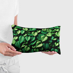 Подушка-антистресс Зеленые листья и мох, цвет: 3D-принт — фото 2