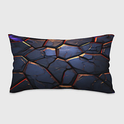 Подушка-антистресс Темная абстрактная объемная плитка, цвет: 3D-принт