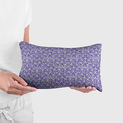Подушка-антистресс Нежный узор светлый фиолетовый, цвет: 3D-принт — фото 2