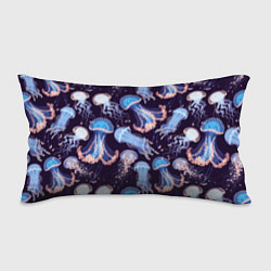 Подушка-антистресс Светящиеся медузы, цвет: 3D-принт