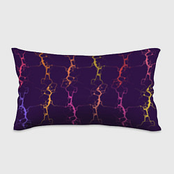 Подушка-антистресс Молнии на пурпурном, цвет: 3D-принт