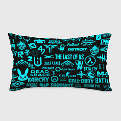 Подушка-антистресс Логотипы популярных игр, цвет: 3D-принт