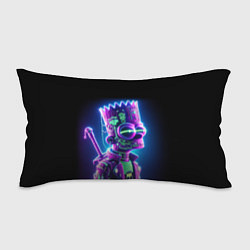 Подушка-антистресс Bart Simpson cyber ninja - neon glow, цвет: 3D-принт