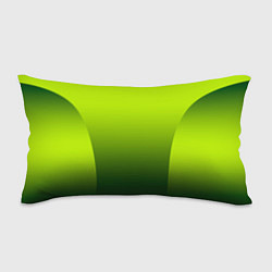 Подушка-антистресс Яркий зеленый градиентный комбинированный узор, цвет: 3D-принт