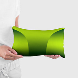 Подушка-антистресс Яркий зеленый градиентный комбинированный узор, цвет: 3D-принт — фото 2