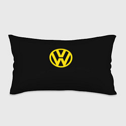 Подушка-антистресс Volkswagen logo yellow, цвет: 3D-принт