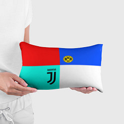 Подушка-антистресс Juventus x Borussia, цвет: 3D-принт — фото 2