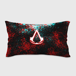 Подушка-антистресс Assassins Creed logo glitch, цвет: 3D-принт